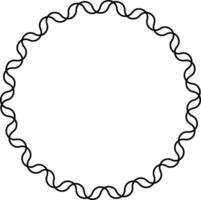 Circle Frame Element vector