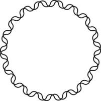 Circle Frame Element vector