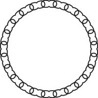 Circle Frame Element vector