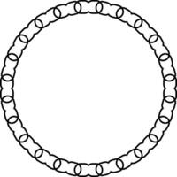 Circle Frame Element vector