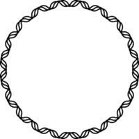 Circle Frame Element vector