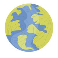 planeta tierra. clima. icono. objeto aislado en blanco antecedentes vector