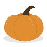 Pumpkin. Icon. Object isolated on white background vector