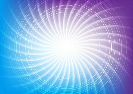 Abstract bright rays geometric tech background
