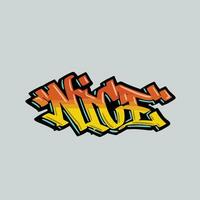 graffiti vector tagging letter word text street art mural