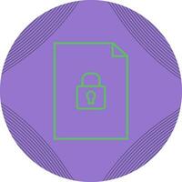 Secure Document Vector Icon