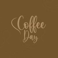 International Coffee Day vector illustration