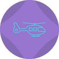 icono de vector de helicóptero