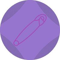 Safety Pin Vector Icon