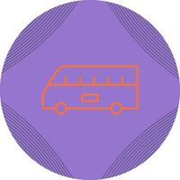 autobús en el icono de vector de aeropuerto