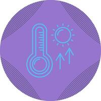 High Temperatures Vector Icon