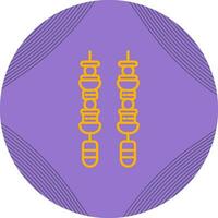 Skewer Vector Icon