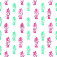 Seamless pattern of numbers. vector