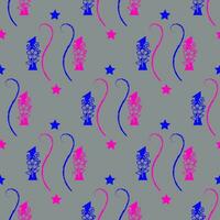 Seamless pattern of numbers. vector