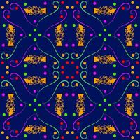 Seamless pattern of numbers. vector