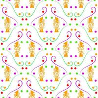 Seamless pattern of numbers. vector