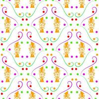 Seamless pattern of numbers. vector