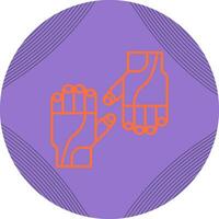 Cycling Gloves Vector Icon