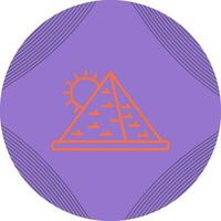 Pyramid Vector Icon