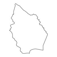 maysan gobernación mapa, administrativo división de Irak. vector ilustración.
