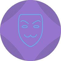 icono de vector de máscara de hacker