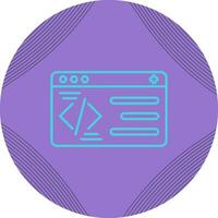 icono de vector de programación