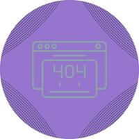 404 Error Vector Icon