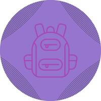 icono de vector de mochila