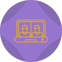 Online Class Vector Icon