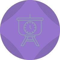 Time Manage Presentation Vector Icon