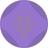 Microphone Mute Vector Icon