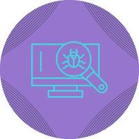 Search Virus Vector Icon