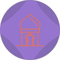 icono de vector de puerta masjid