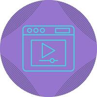 Video Player Vector Icon