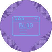 icono de vector de blog