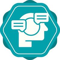Natural Language Processin Vector Icon
