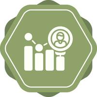 Customer Analytics Vector Icon