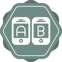 A B Testing Vector Icon