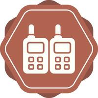 Two way Radio Vector Icon