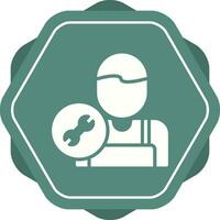 HVAC Technician Vector Icon