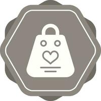 icono de vector de bolsa de compras