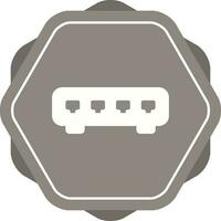Ethernet Switch Vector Icon
