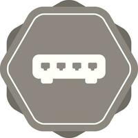 Ethernet Switch Vector Icon