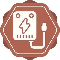 Portable charger Vector Icon