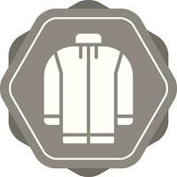 Fleece jacket Vector Icon