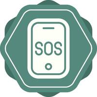 Emergency phone Vector Icon