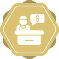 Fundraising Officer Vector Icon