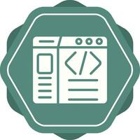 icono de vector de diseño web