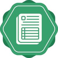 Spreadsheet Vector Icon