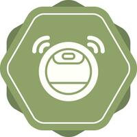 Robot Vacuum Cleaner Vector Icon